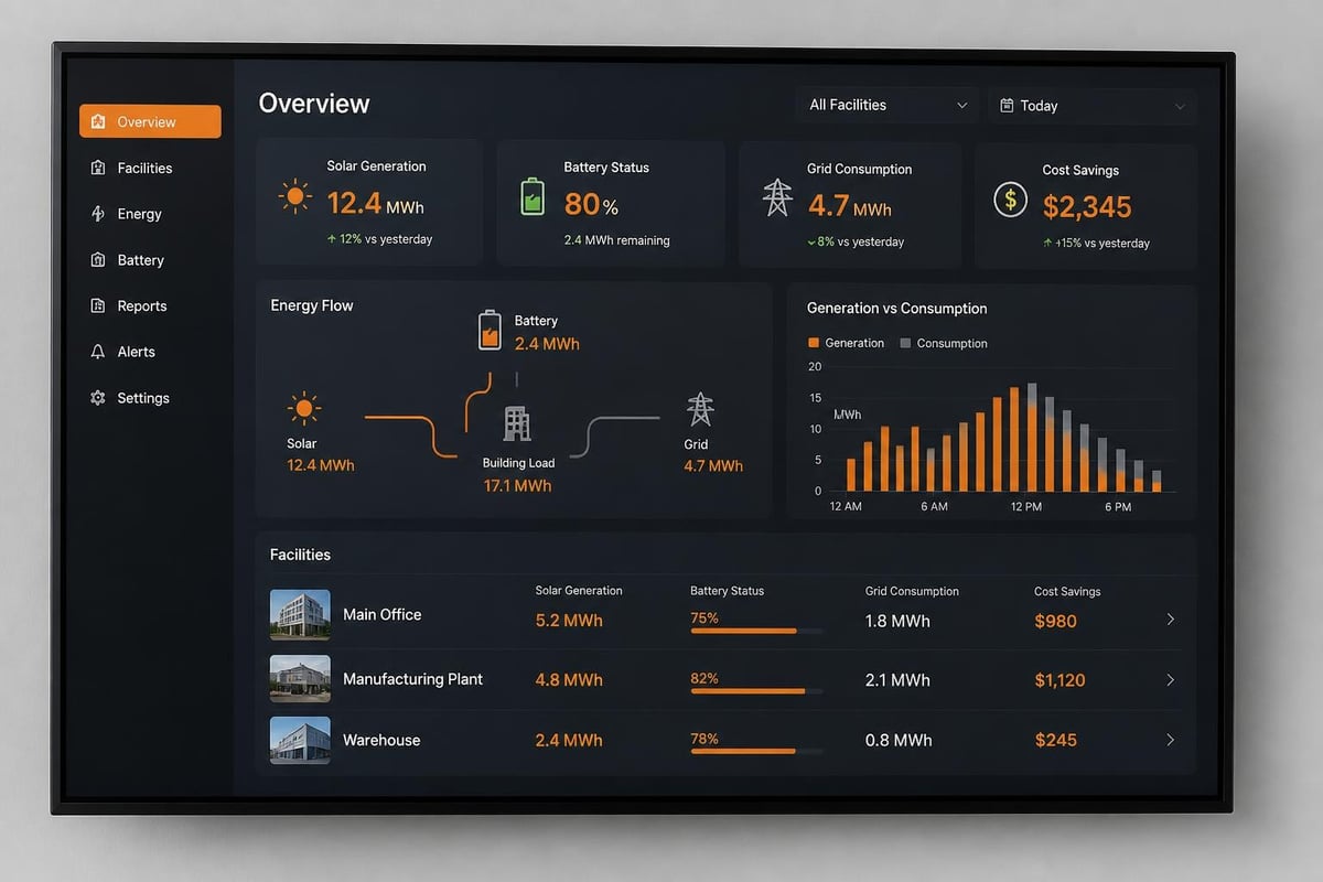 Monitoring dashboard