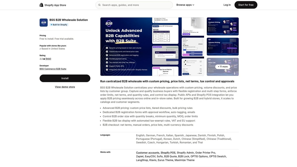 Top 8 Best B2B Shopify Apps to Boost Your Store 2026 - BSS B2B Solution