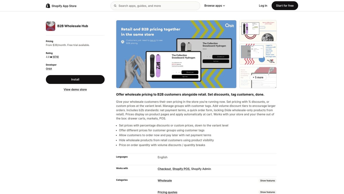 Top 8 Best B2B Shopify Apps to Boost Your Store 2026 - Wholesale Hub