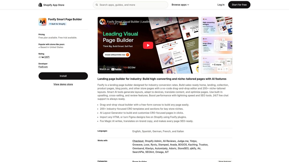 Top 8 Best B2B Shopify Apps to Boost Your Store 2026 - Foxify Smart Page Builder