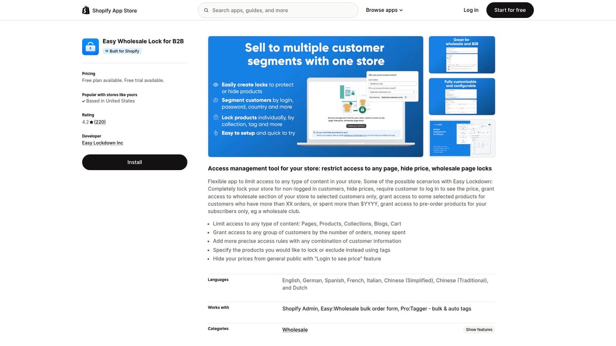 Top 8 Best B2B Shopify Apps to Boost Your Store 2026 - Easy Wholesale Lock for B2B