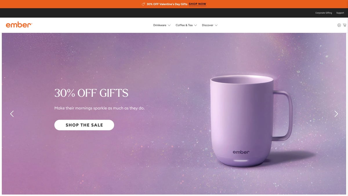 7 Unique Corporate Gifts to Impress in 2026 - Ember Temperature Control Smart Mug 2 – Tech-Infused Coffee Ritual