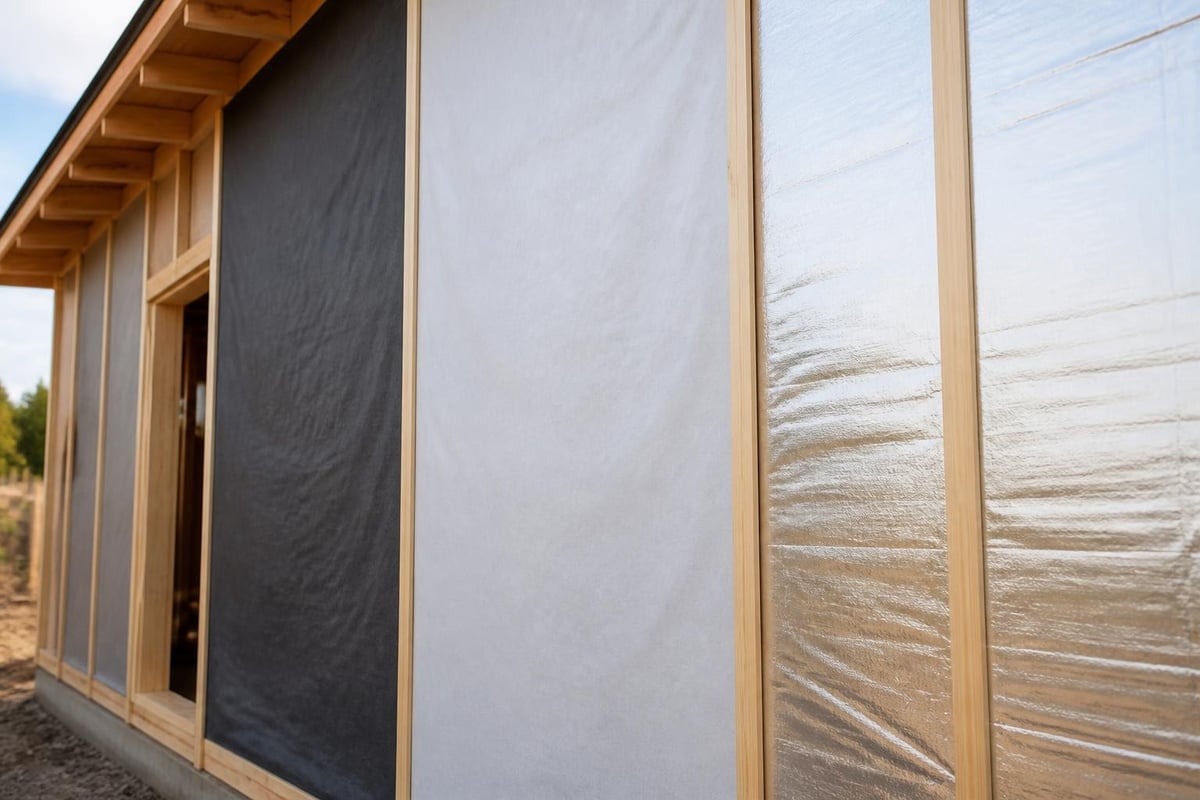 Wall wrap membrane types comparison