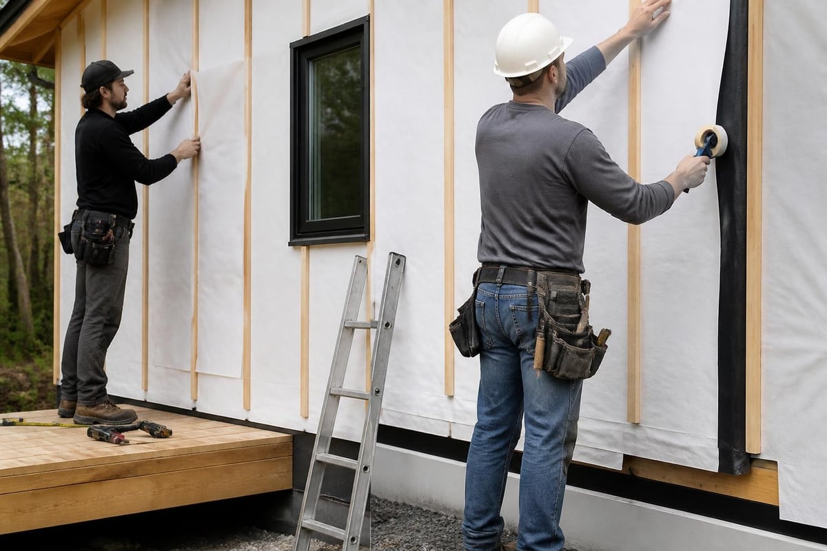 Wall wrap application methods