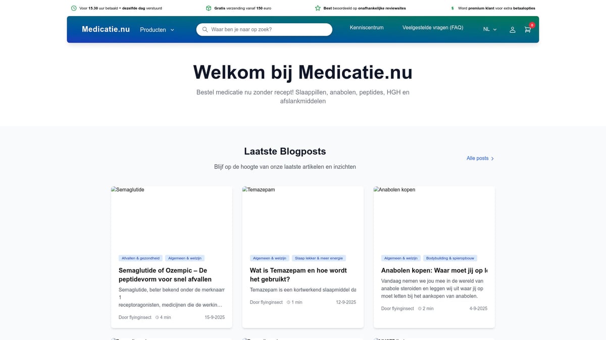 Xanax Gids 2025: Alles Over Gebruik, Effecten en Veiligheid - Medicatie.nu: Discrete en Snel Leverbare Medicatie Opties