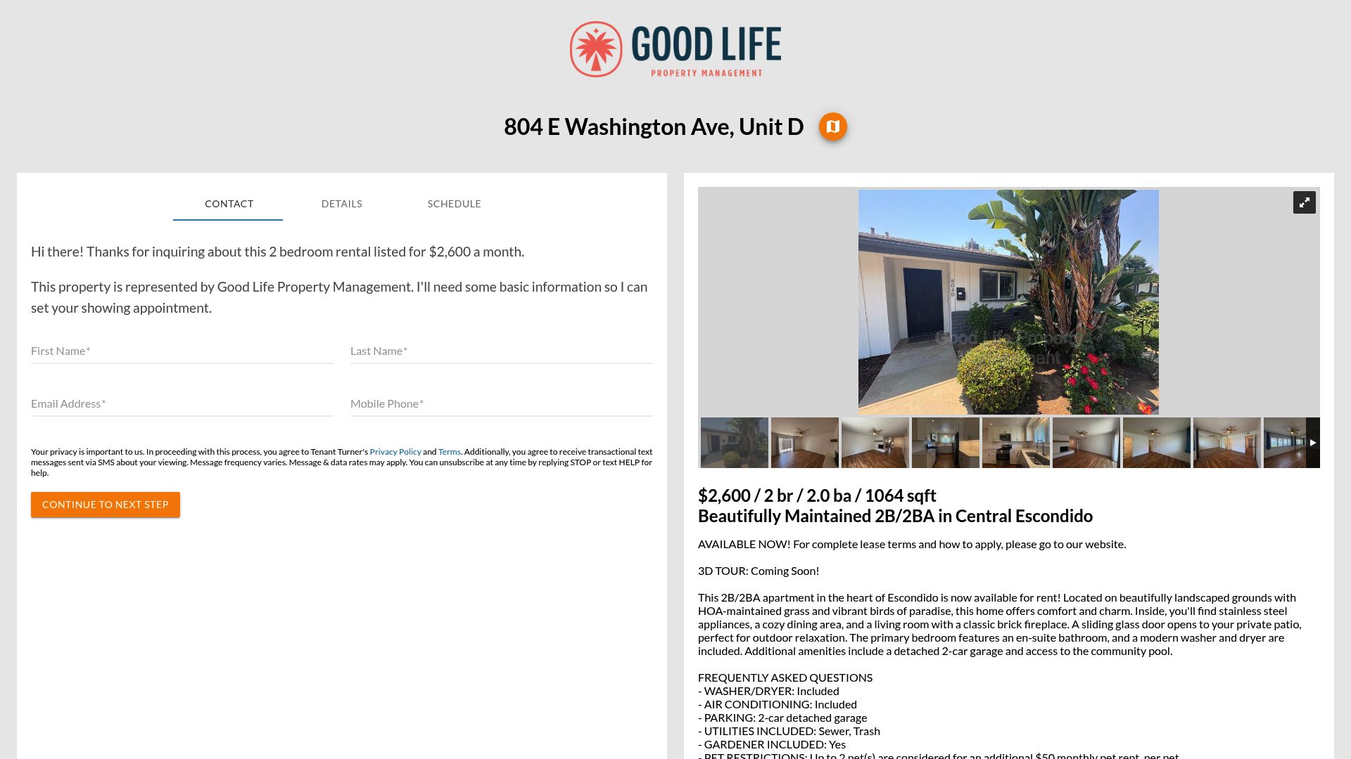 7 Best Rental Properties to Consider in 2025 - Beautifully Maintained 2B/2BA Apartment in Escondido