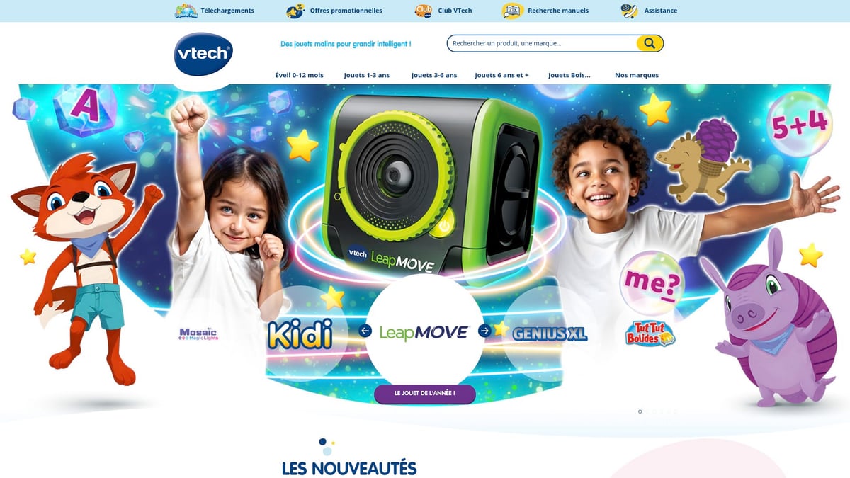 7 Meilleures Idée Cadeau High-Tech Enfant à Offrir en 2026 - VTech KidiZoom Smartwatch DX3