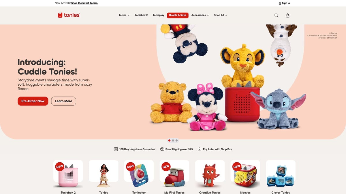 7 Meilleures Idée Cadeau High-Tech Enfant à Offrir en 2026 - Tonies Box - Boîte à Histoires Audio