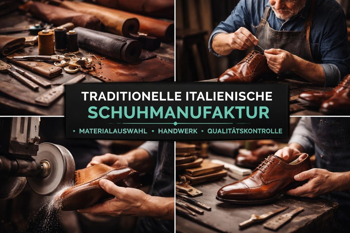 Schuhproduktion Handwerk