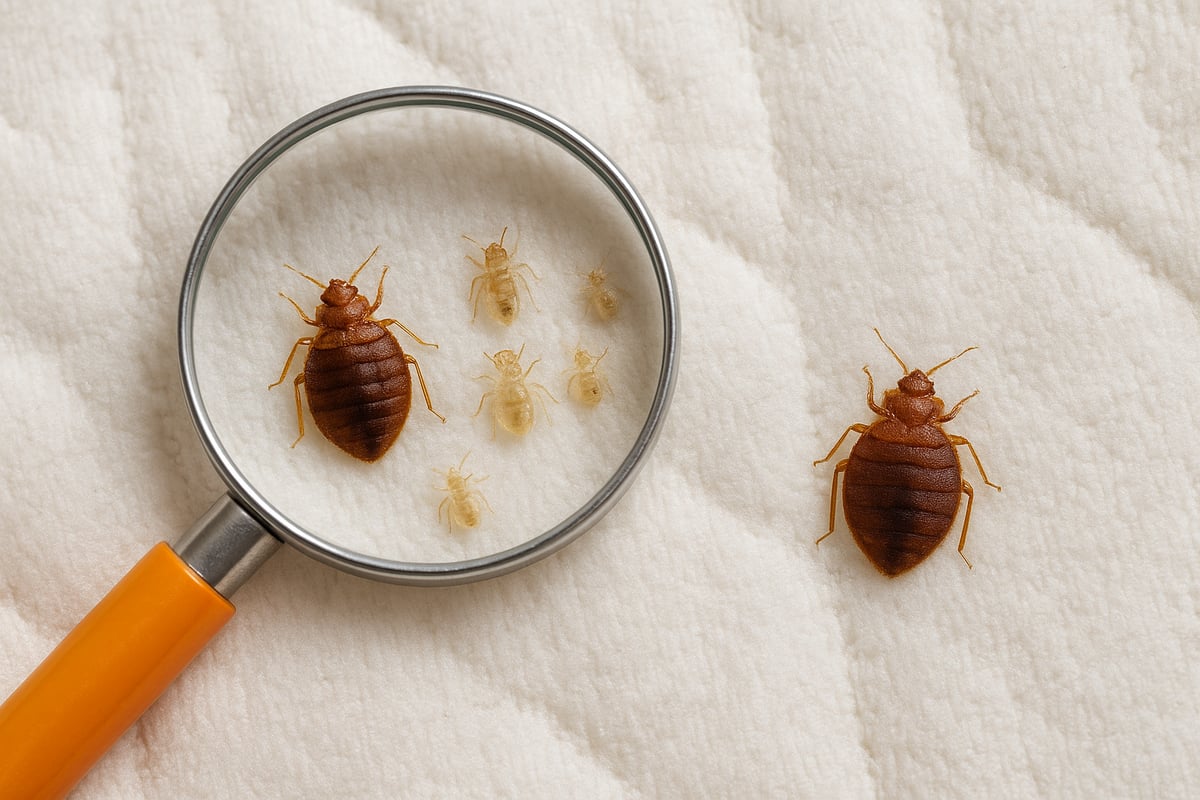 Savoir identifier les larves/nymphes de punaises de lit