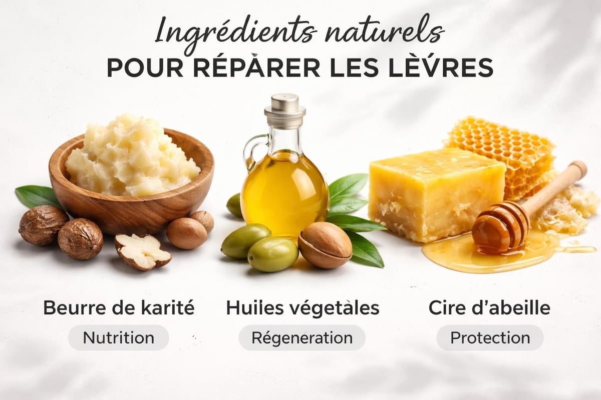 Ingrédients naturels réparateurs