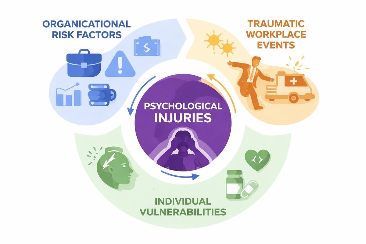 Workplace psychological injury causes