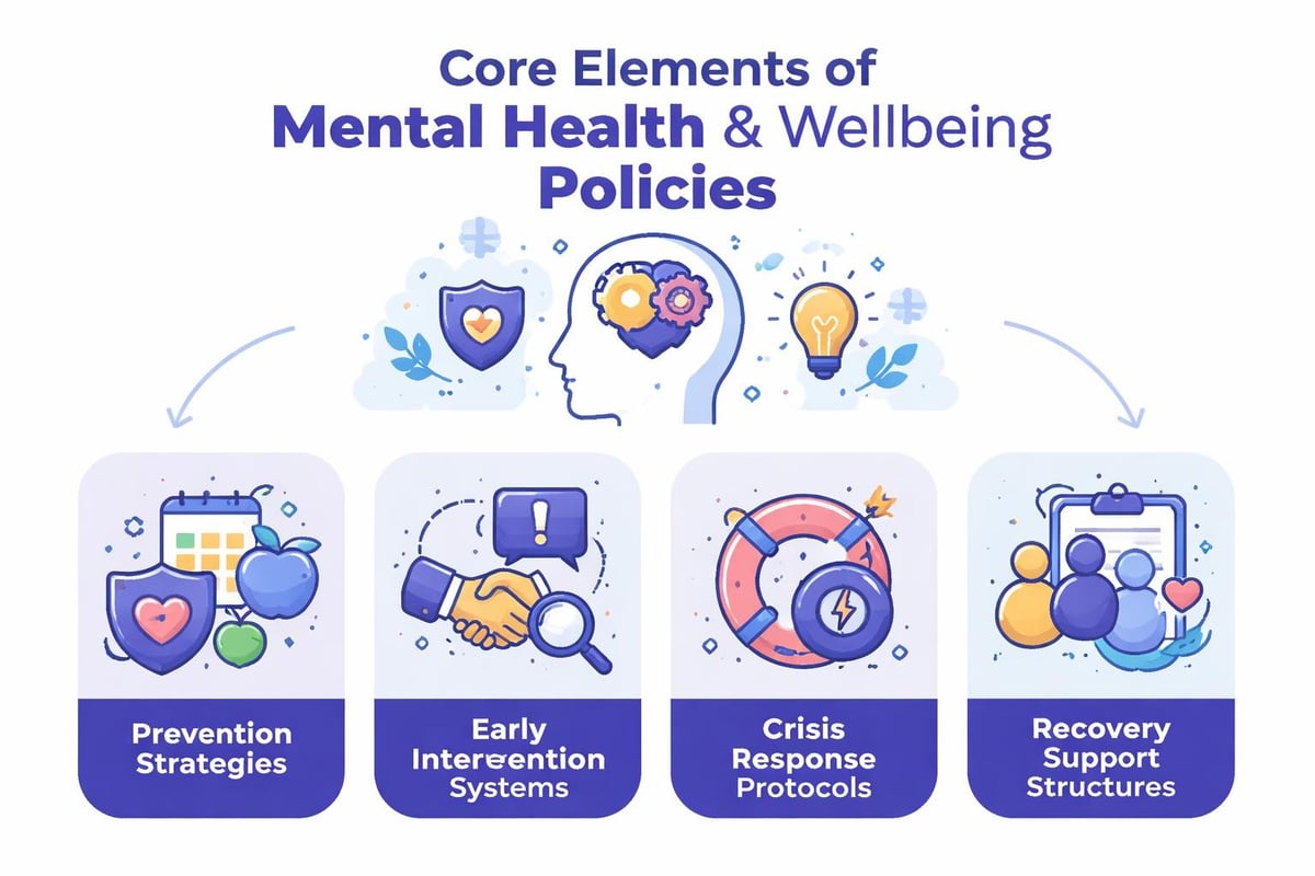 Mental health policy framework components