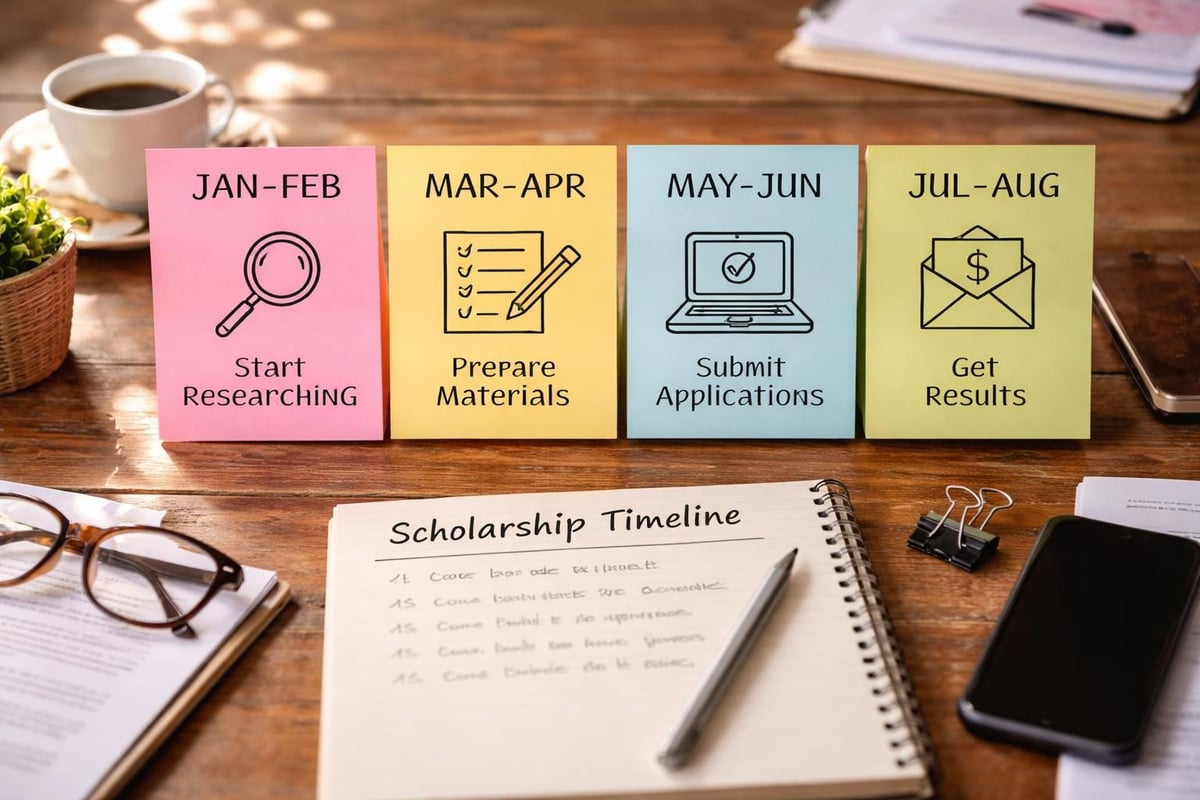 Scholarship Application Timeline