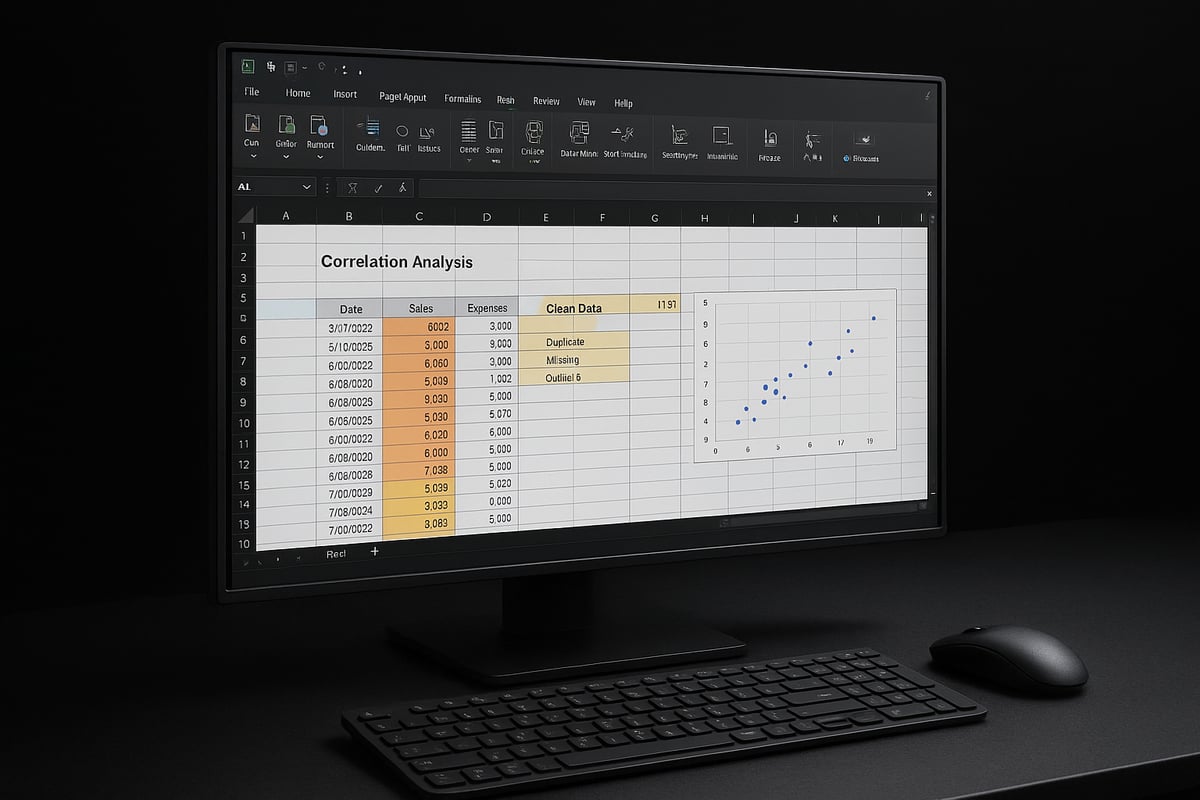 Preparing Your Data for Correlation Analysis in Excel