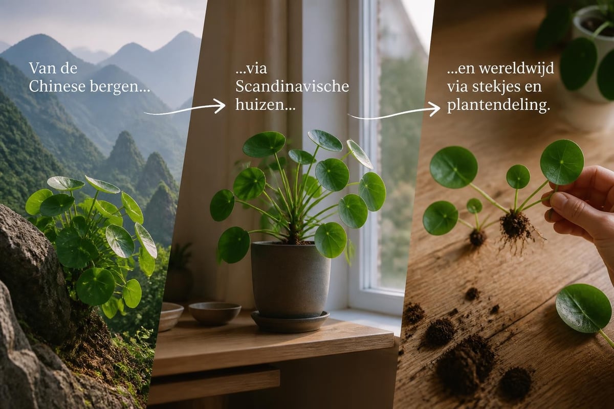 Verspreiding pannenkoeken plant