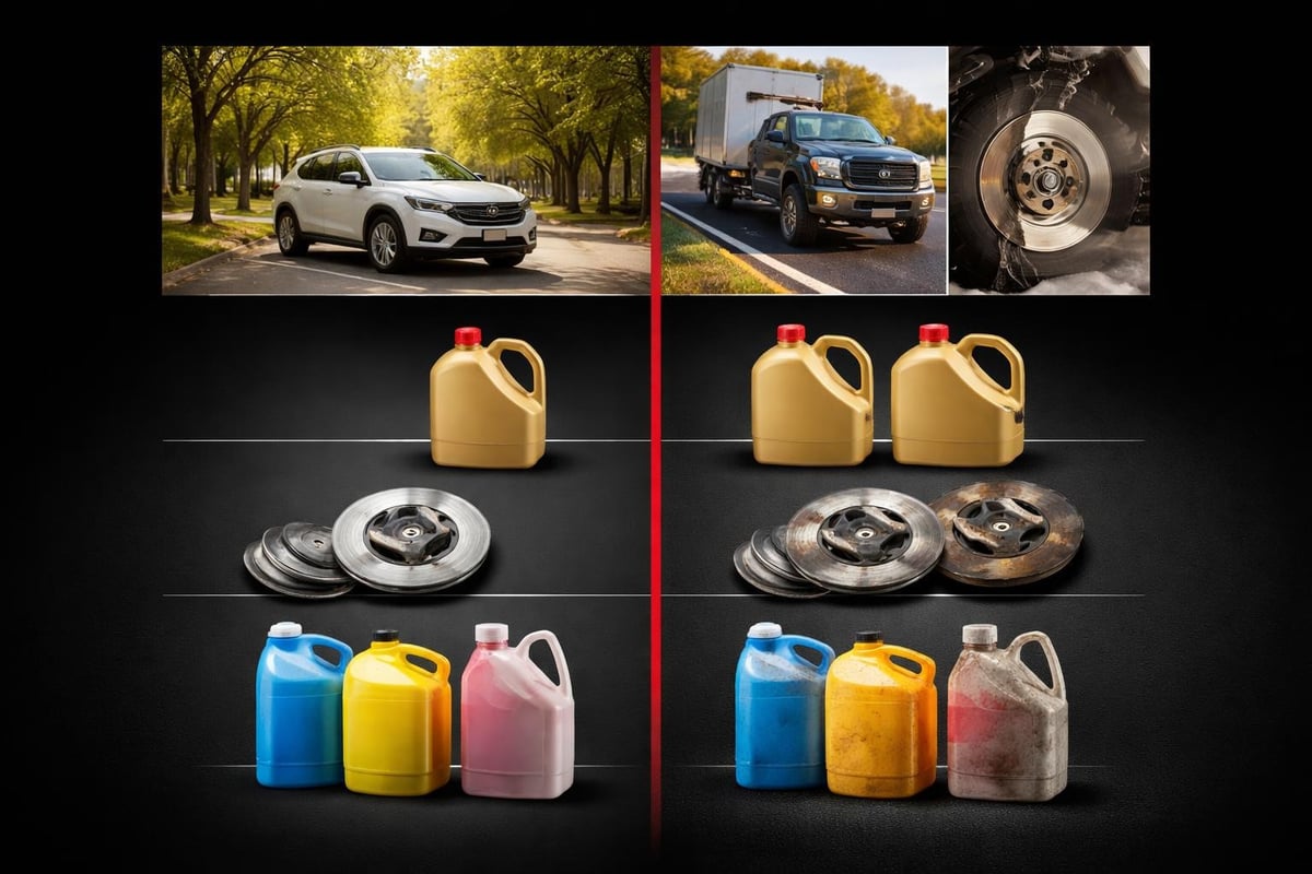 Maintenance interval comparison