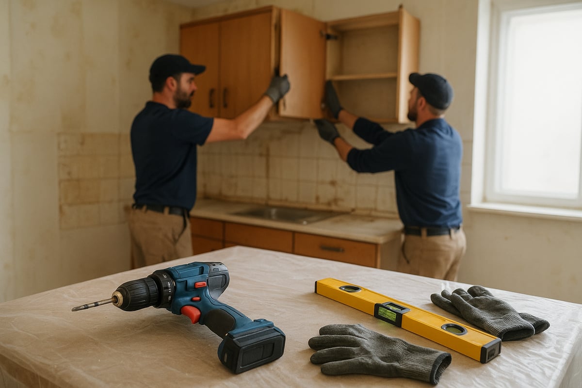 Alte Küche demontieren & Raum vorbereiten