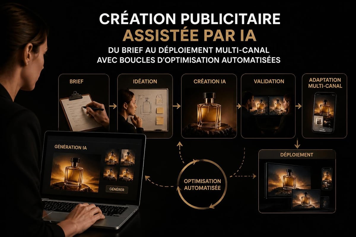 Workflow IA publicité