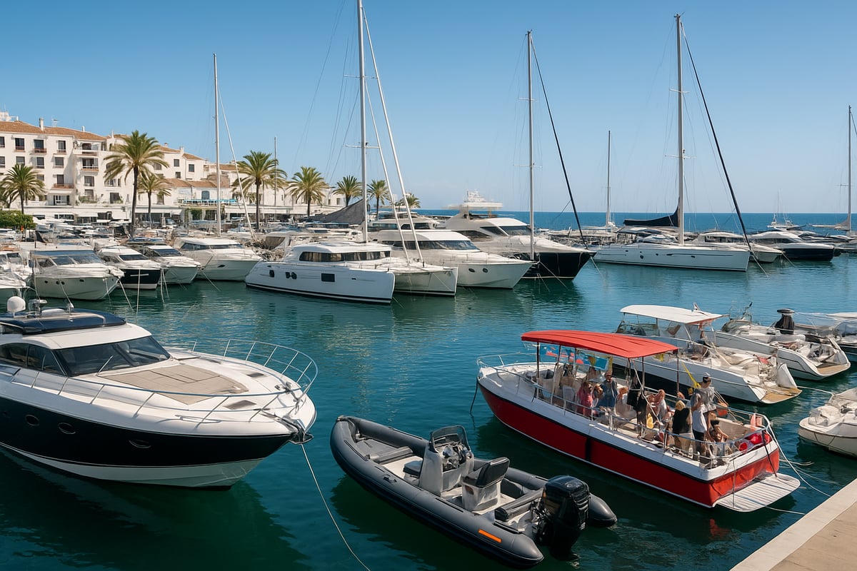 Types of Boats You Can Hire in Puerto Banús