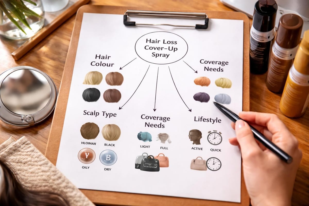 Hair spray selection criteria