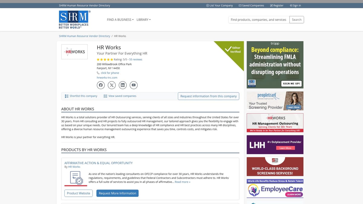 Top 7 HRO Providers to Streamline Your Business in 2025 - HR Works