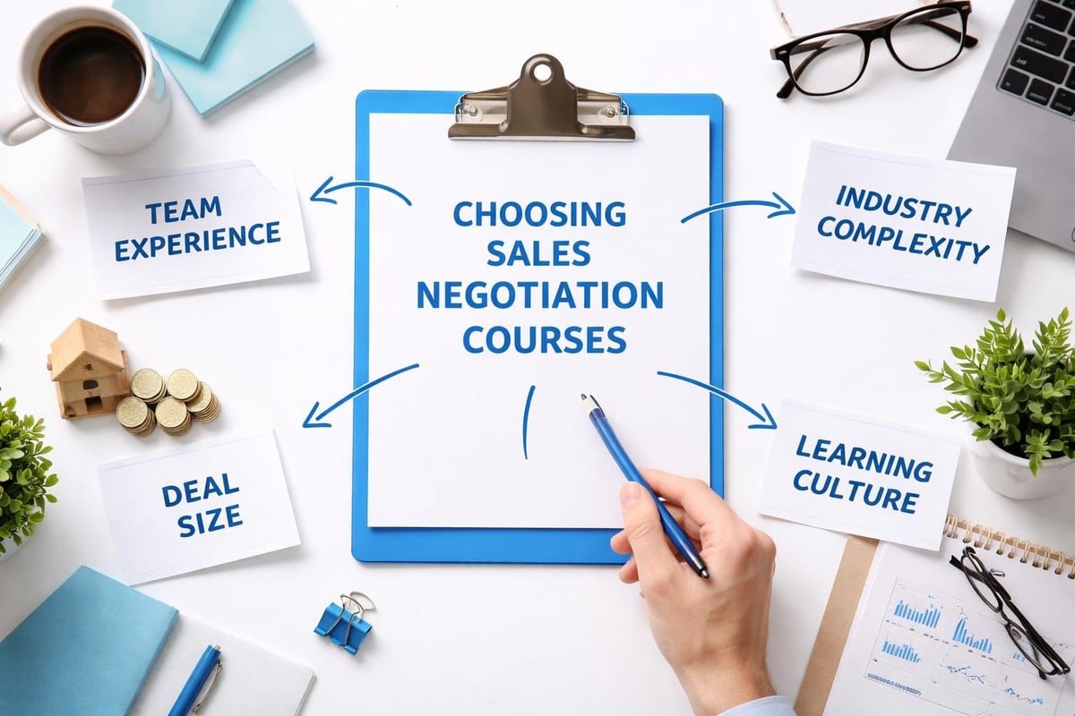 Negotiation training selection