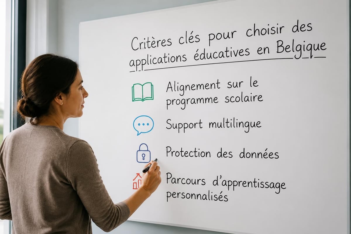 Critères de sélection applications éducatives