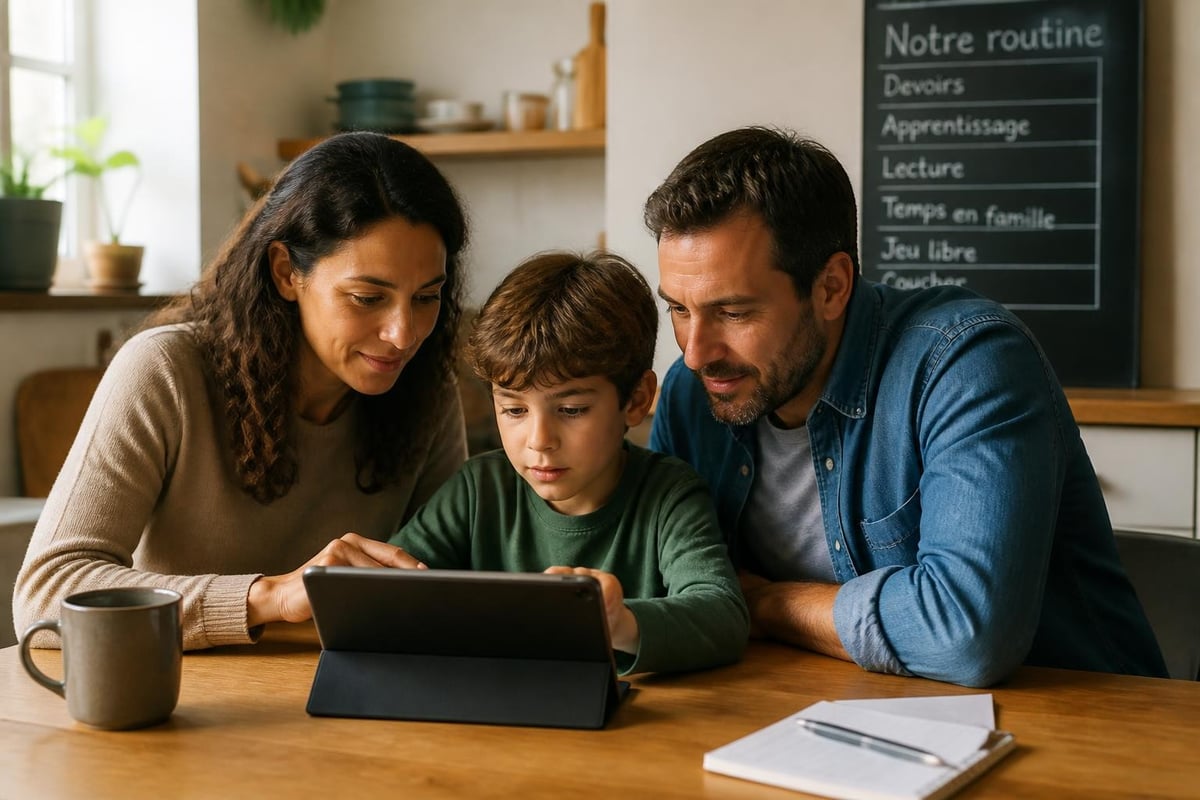 Routines familiales applications éducatives