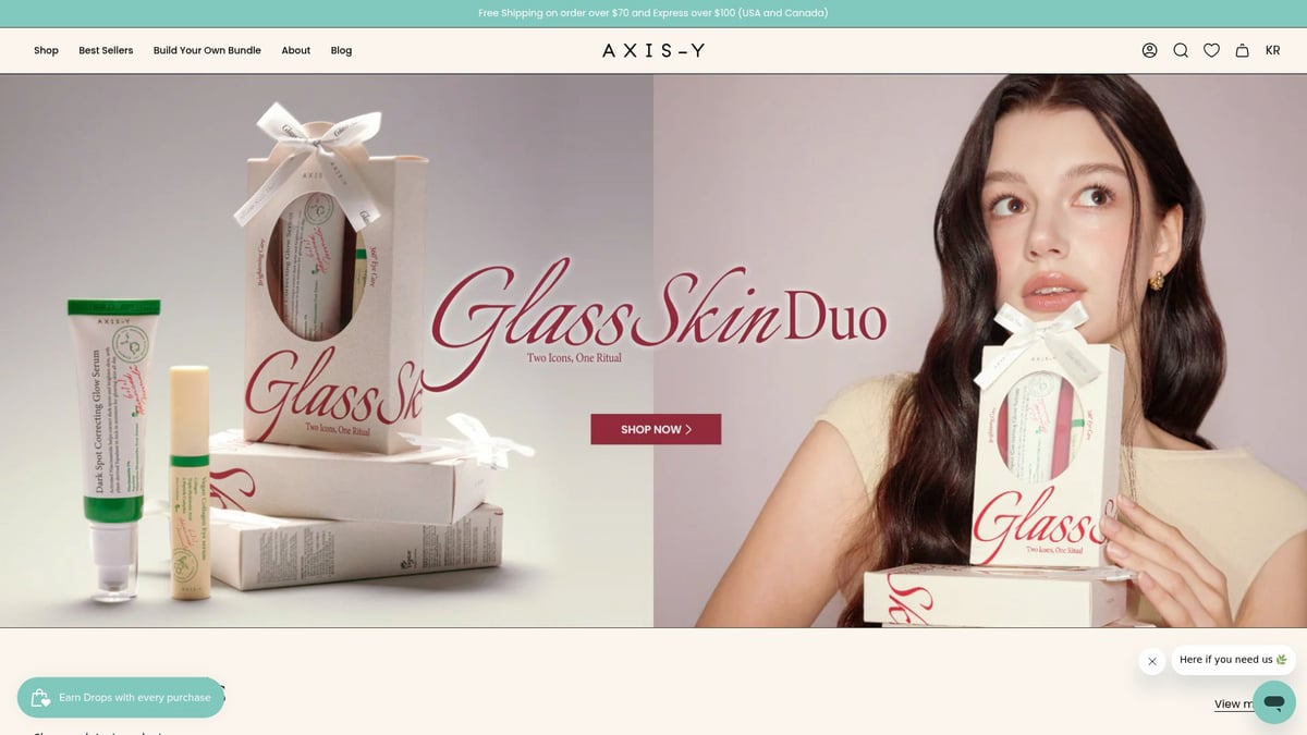 9 Amazing Best Korean Products for Hyperpigmentation in 2026 - AXIS-Y Dark Spot Correcting Glow Serum