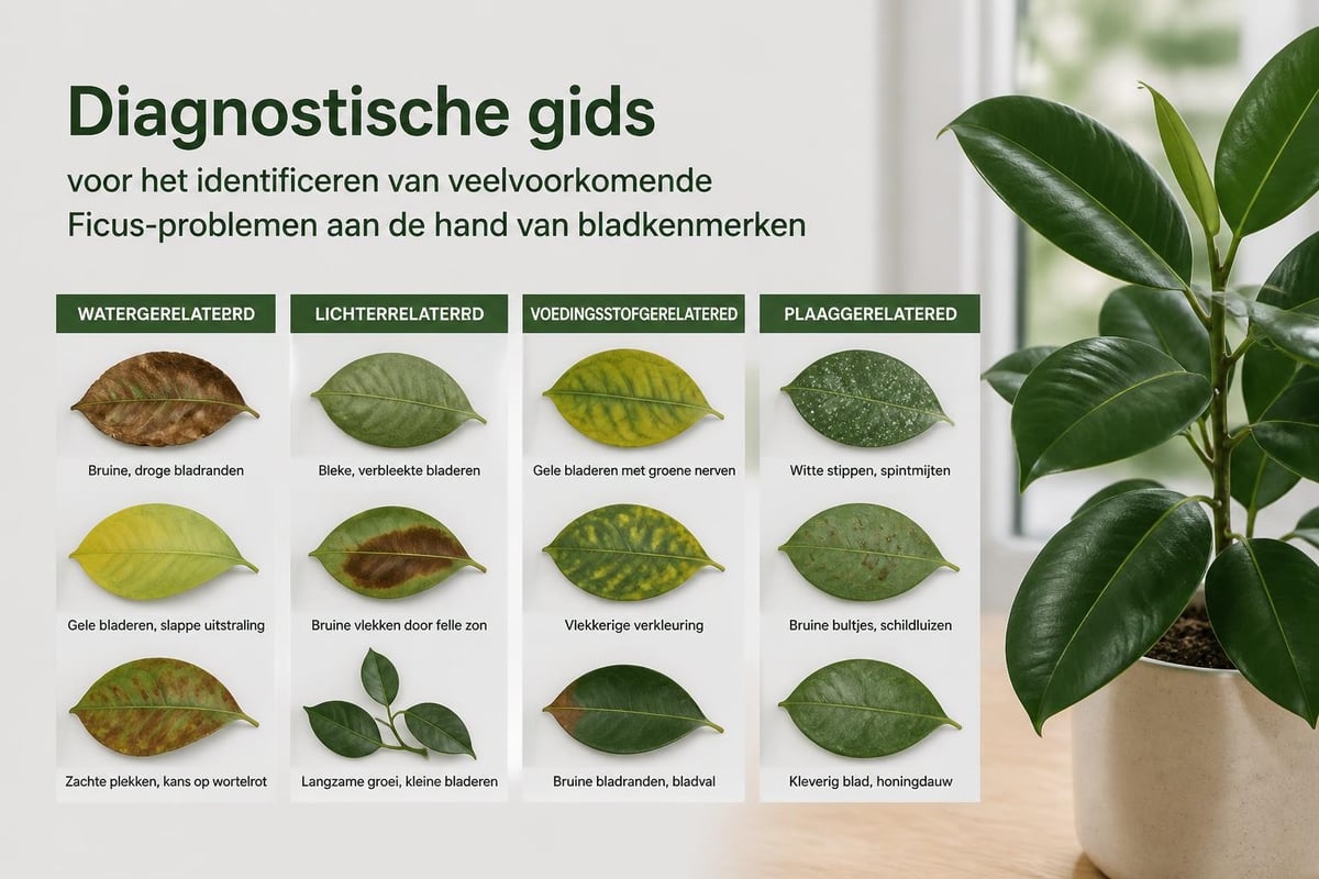 Ficus gezondheidsproblemen
