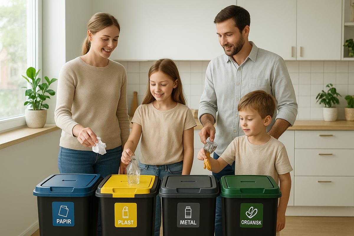 Miljøgevinster og samfundsfordele ved affaldssortering