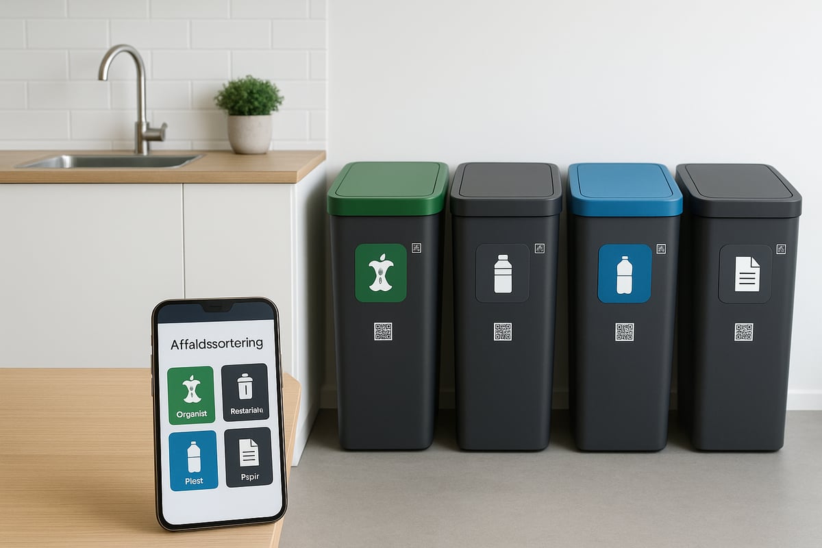 Smarte løsninger og teknologier til nem affaldssortering