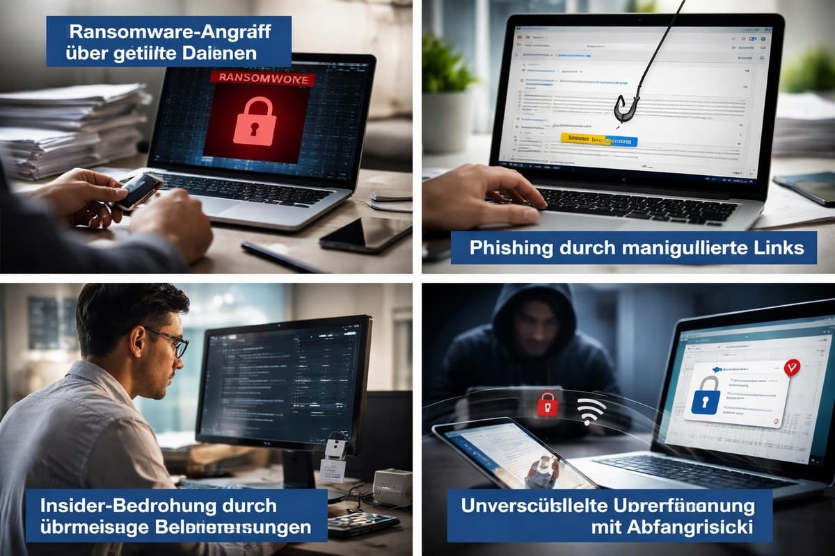 Sicherheitsrisiken beim Datenteilen
