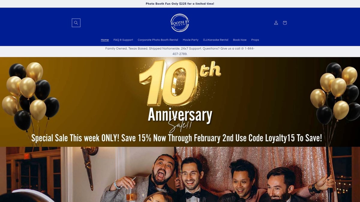 7 Must-Try Party Photo Booth Near Me Ideas for 2026 - Booth By Demand 360 Photo Booth