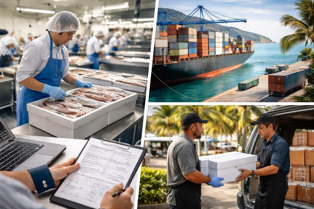 Pacific fisheries supply chain