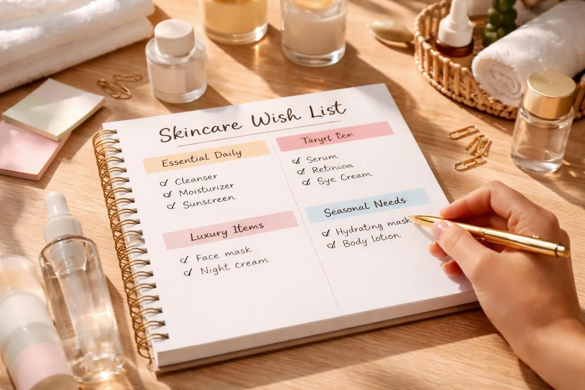 Skincare wish list prioritisation