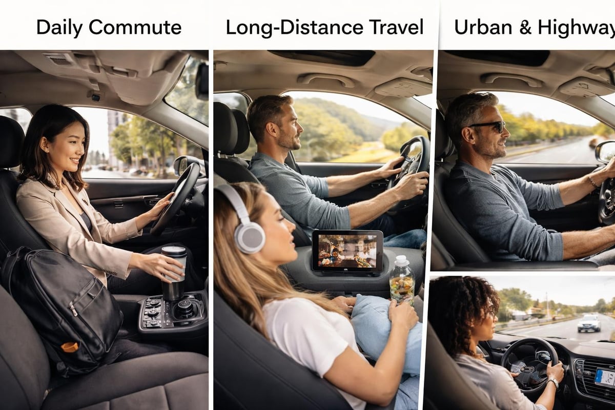 Driving comfort needs by scenario