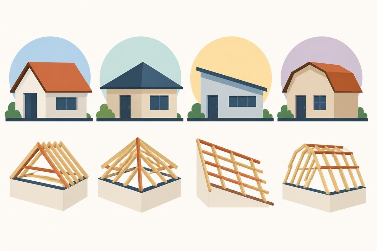 Small house roof framing options