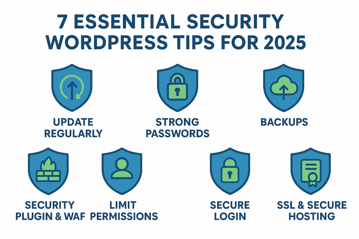 7 essential security WordPress tips you must know in 2025