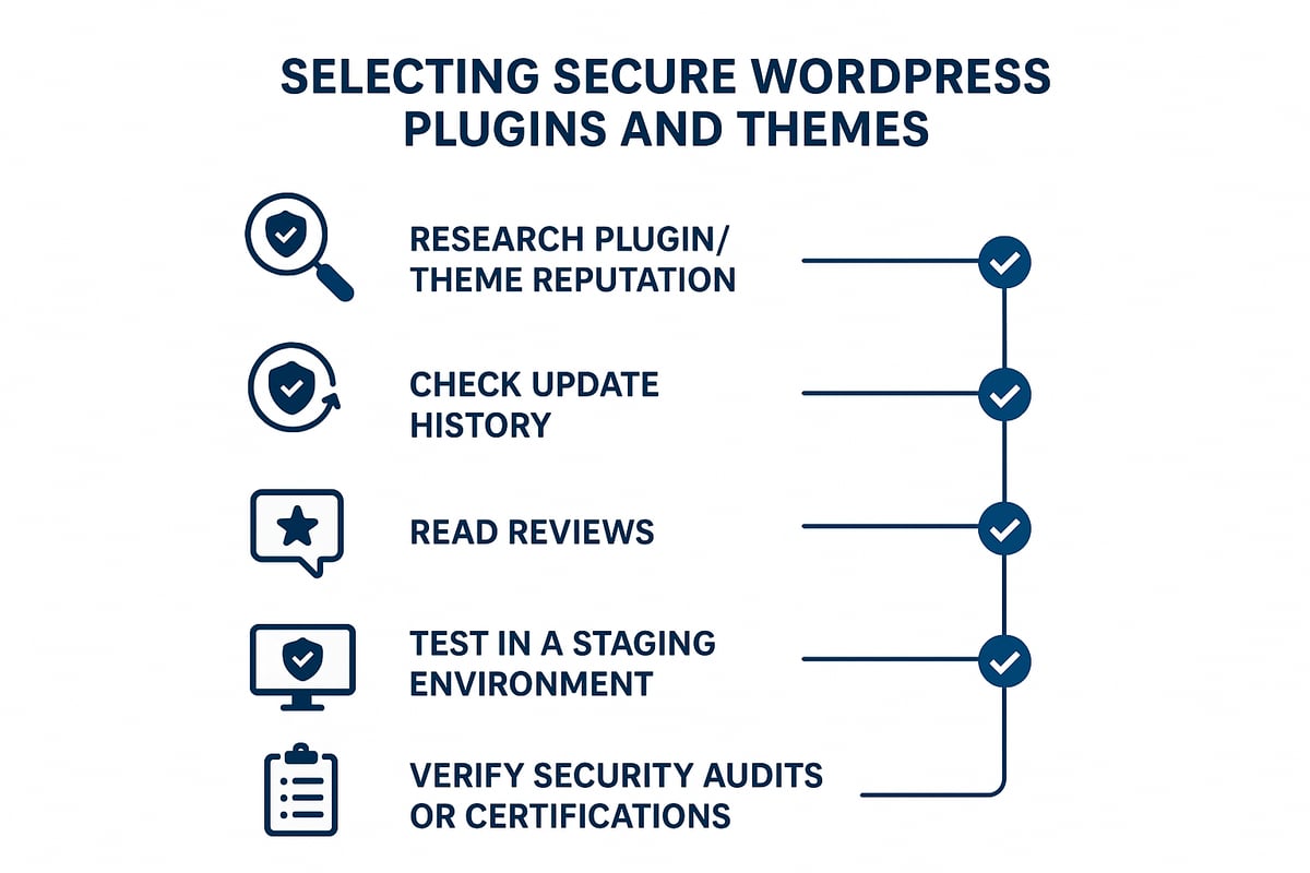 How to choose safe plugins and themes in 2025
