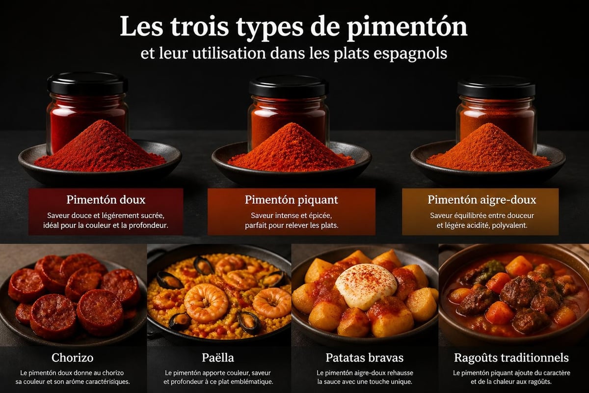 Variétés de pimentón espagnol