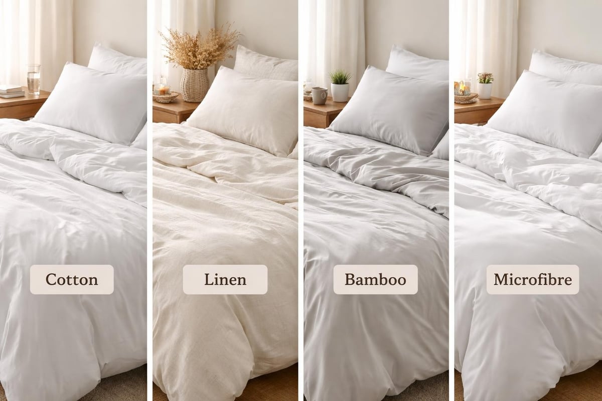 Comparing bedding materials