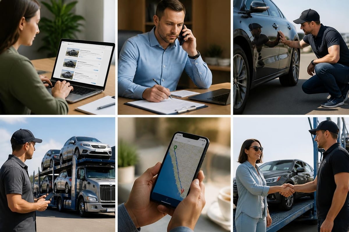 Auto transport booking timeline