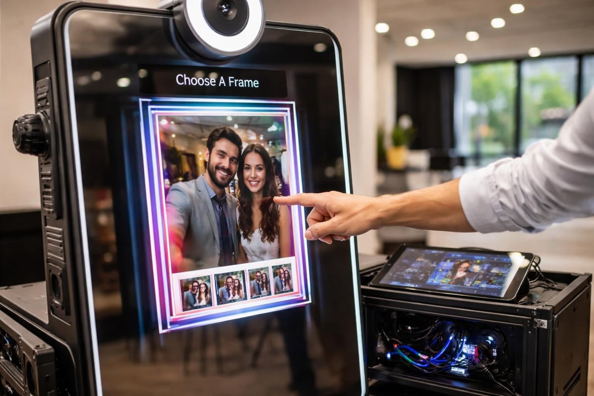 Magic booth technology components