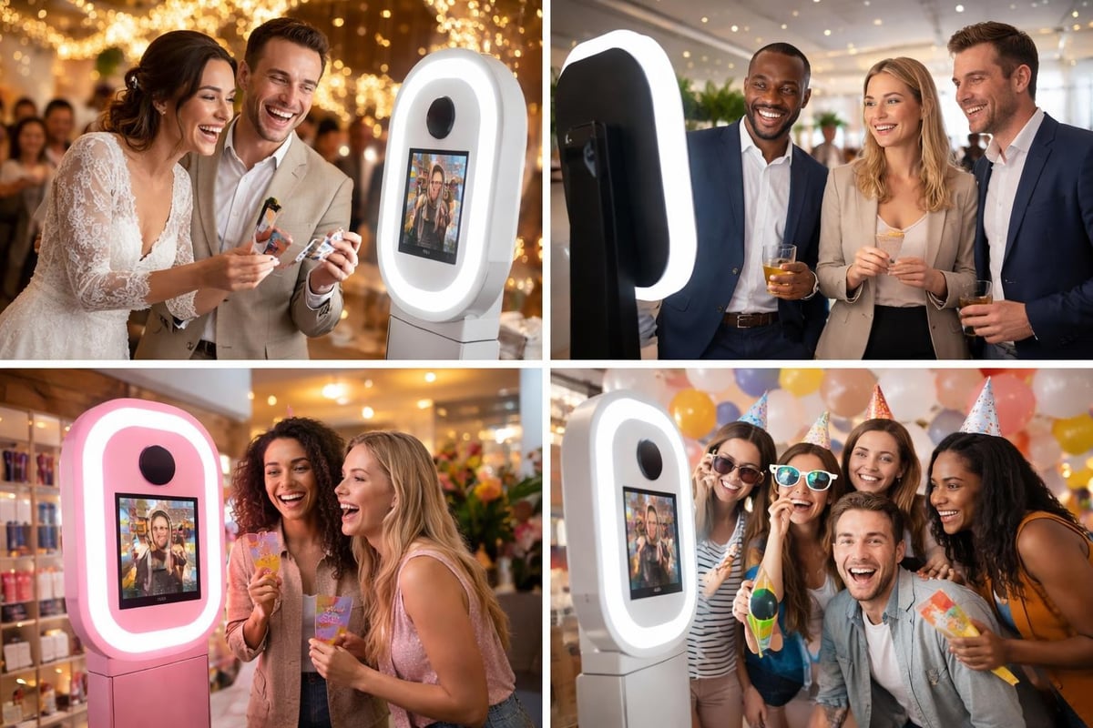 Magic booth event applications