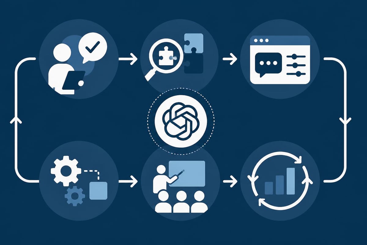 ChatGPT consulting workflow stages