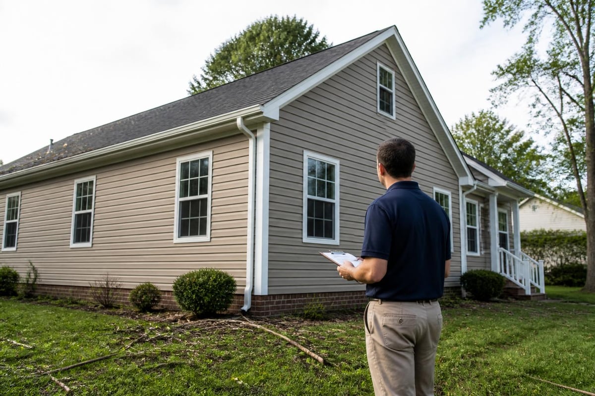 Ground-level roof damage inspection checklist