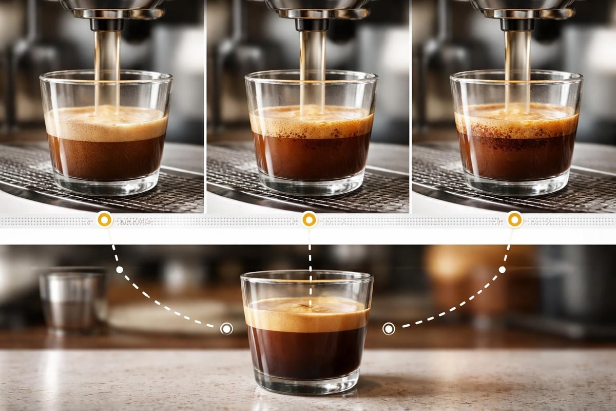 Extraction lungo vs espresso