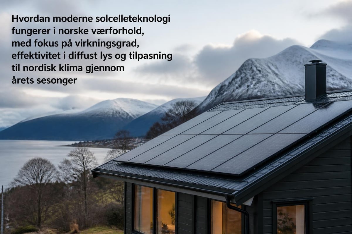 Solcelleteknologi i Norge